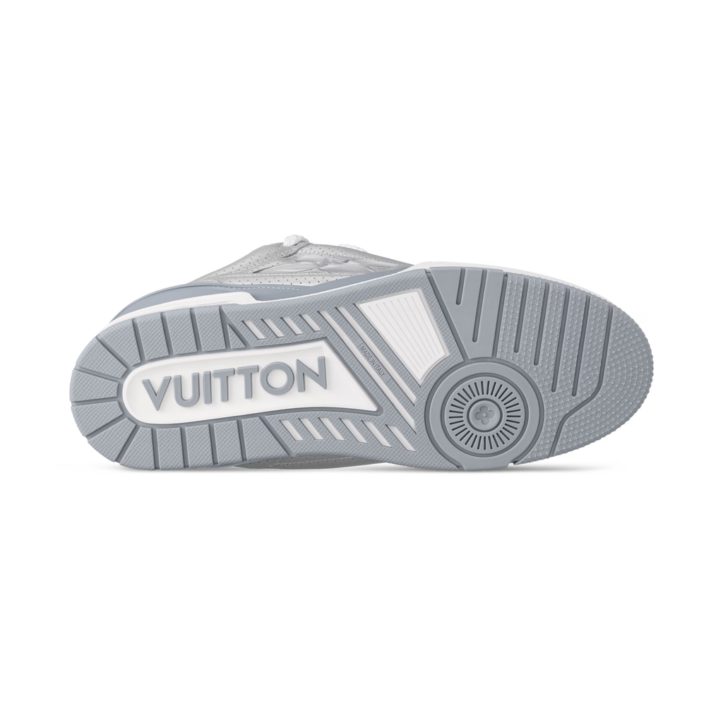 LV SKATE SILVER & GREY SNEAKERS
