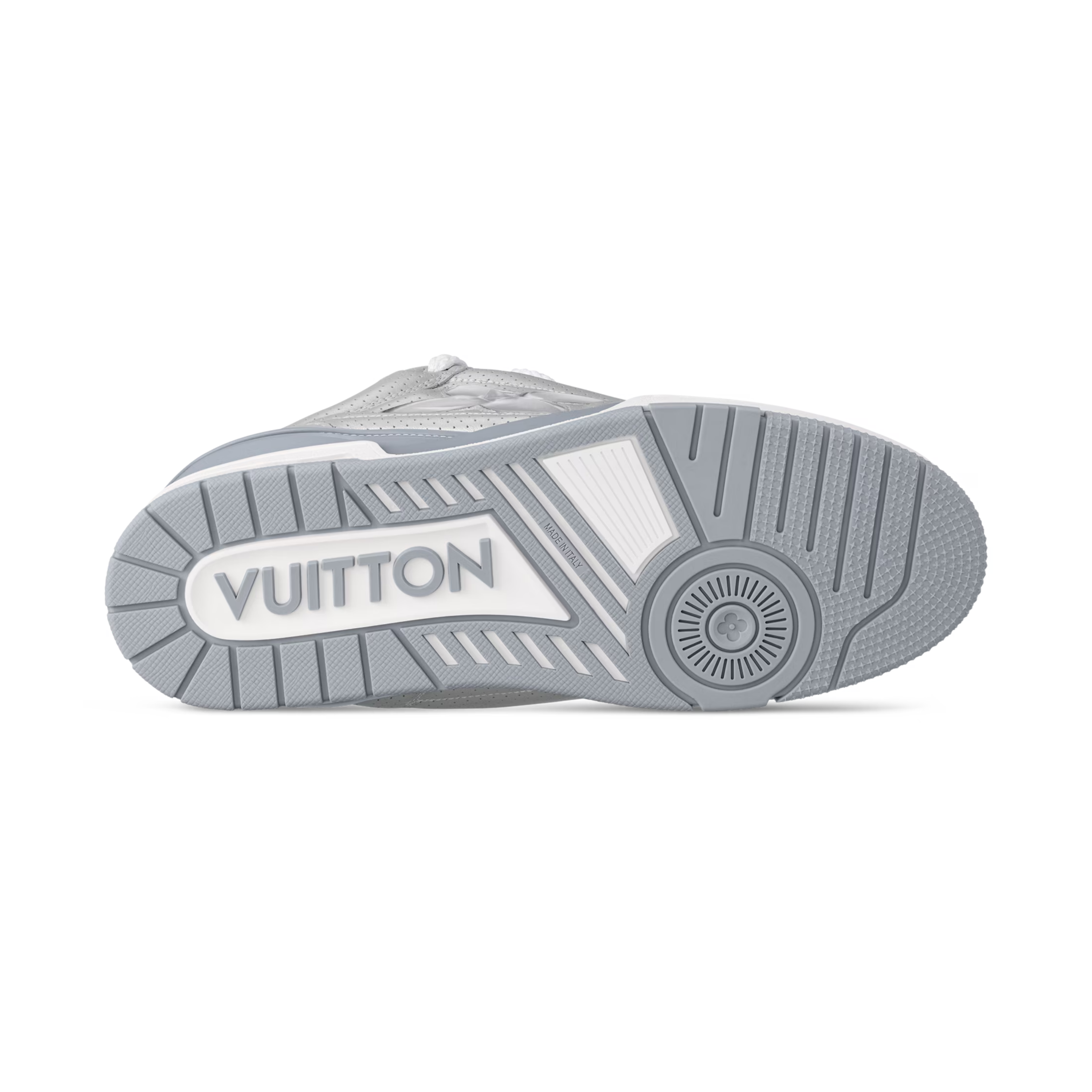 LV SKATE SILVER & GREY SNEAKERS