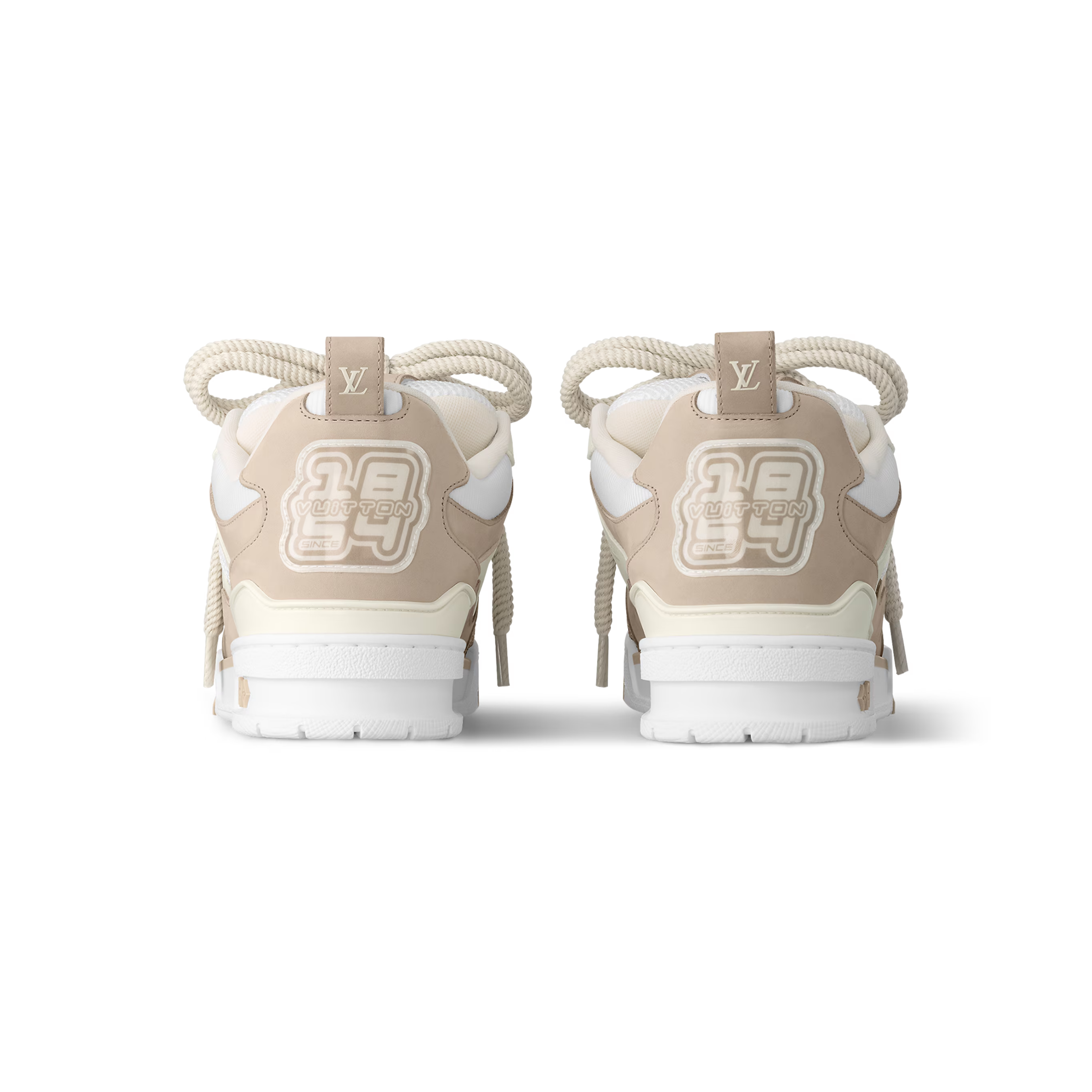 LV SKATE BEIGE & WHITE SNEAKERS
