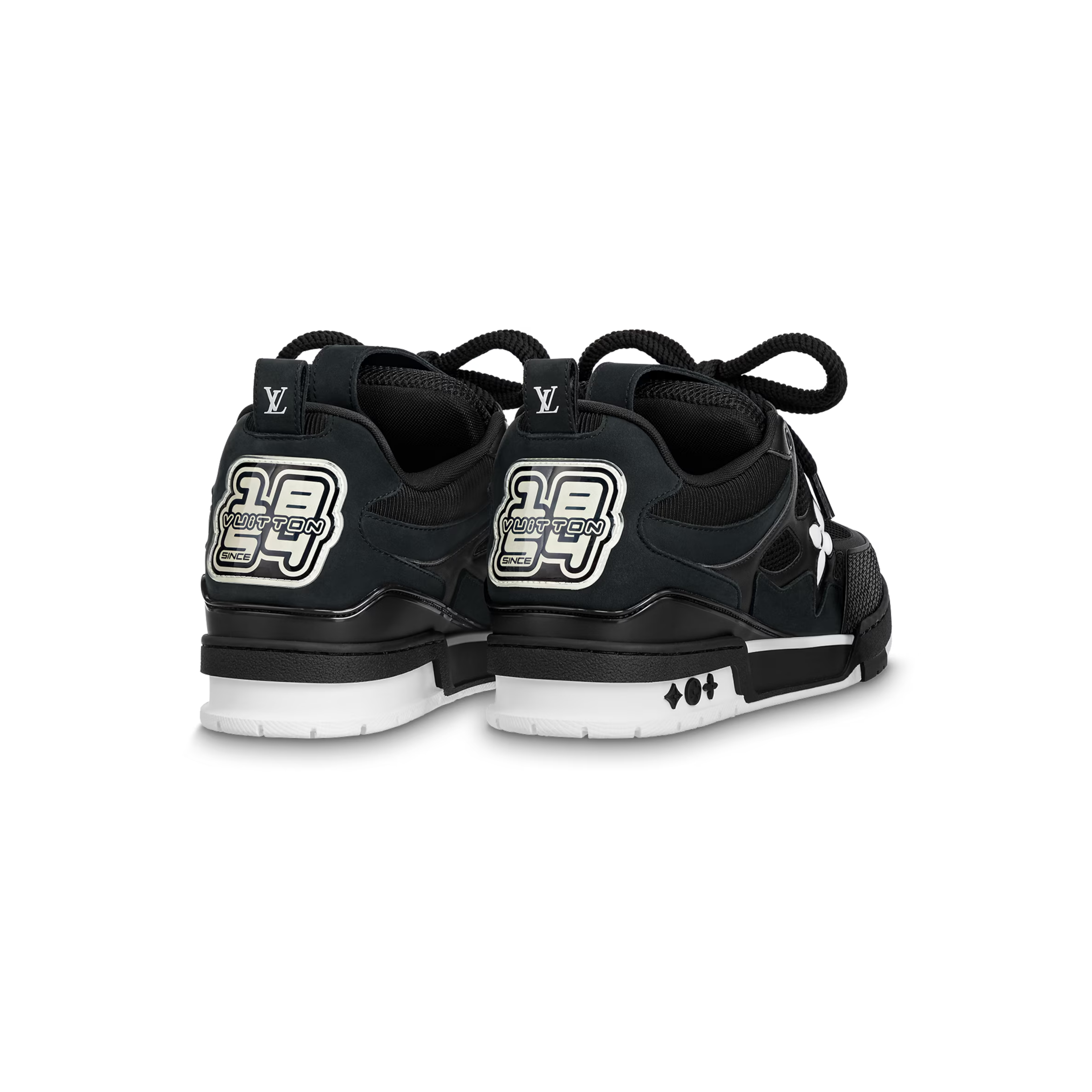 LV SKATE BLACK & WHITE SNEAKERS