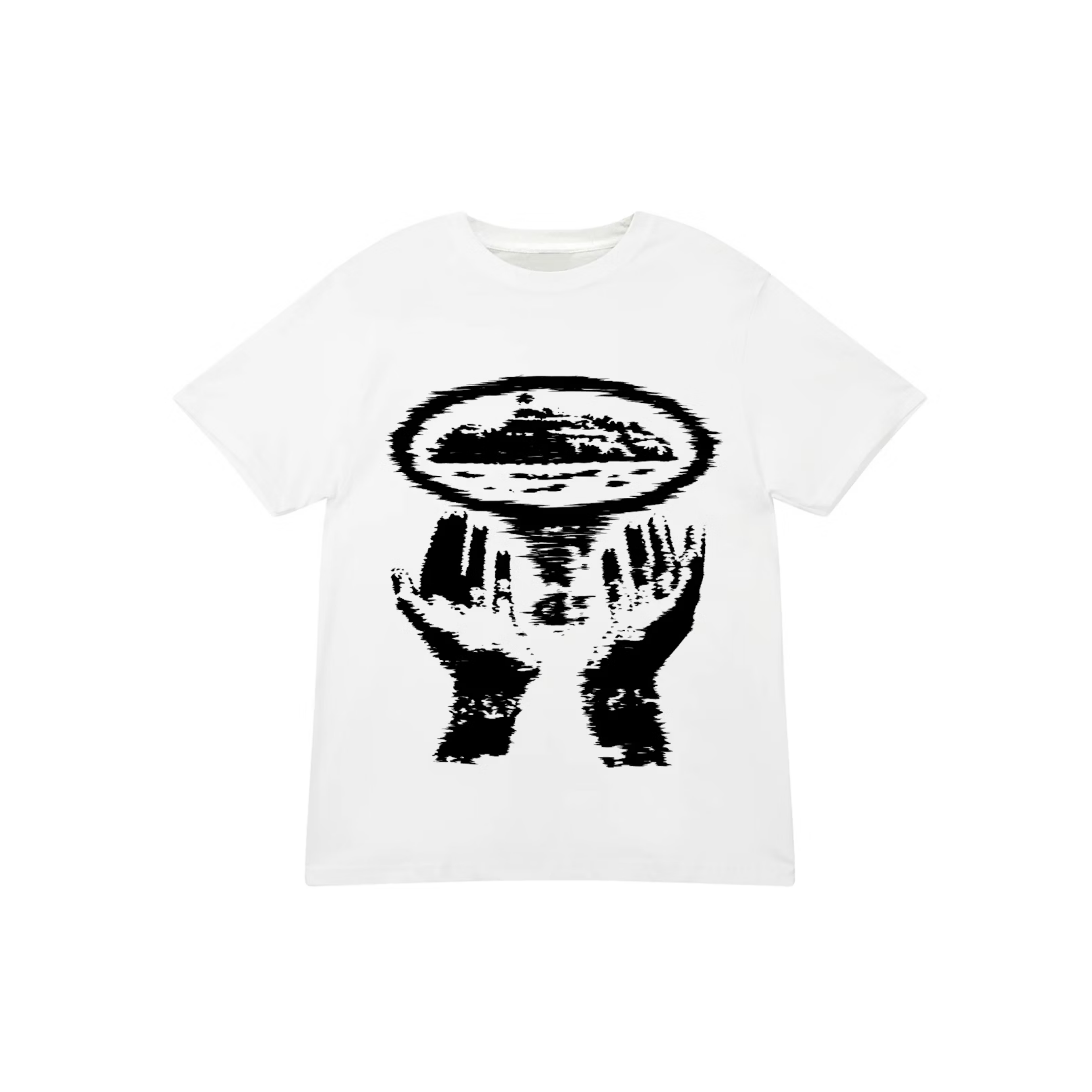 CORTEIZ VORTEX HANDS TEE - WHITE