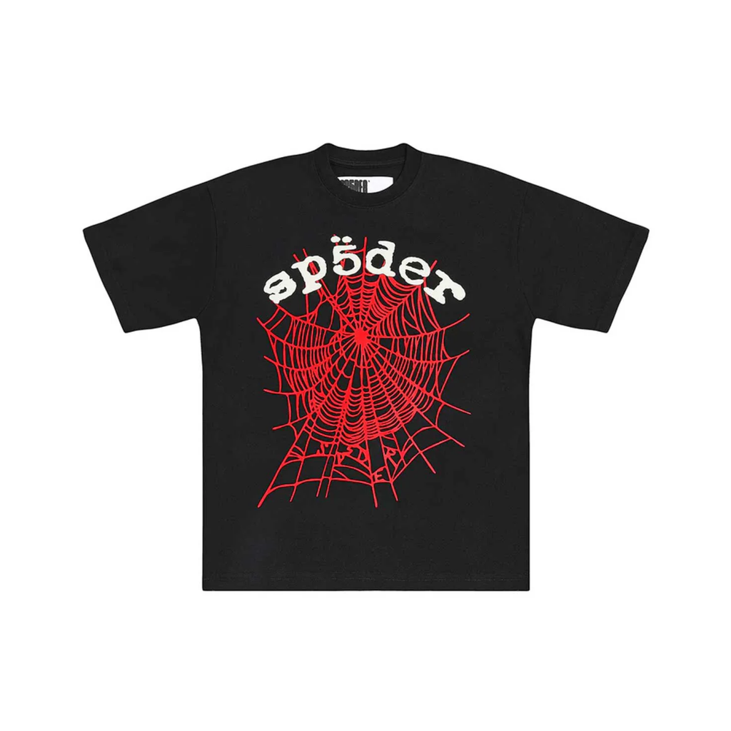 SP5DER OG LOGO V2 HW SPIDER WEB LOGO TEE