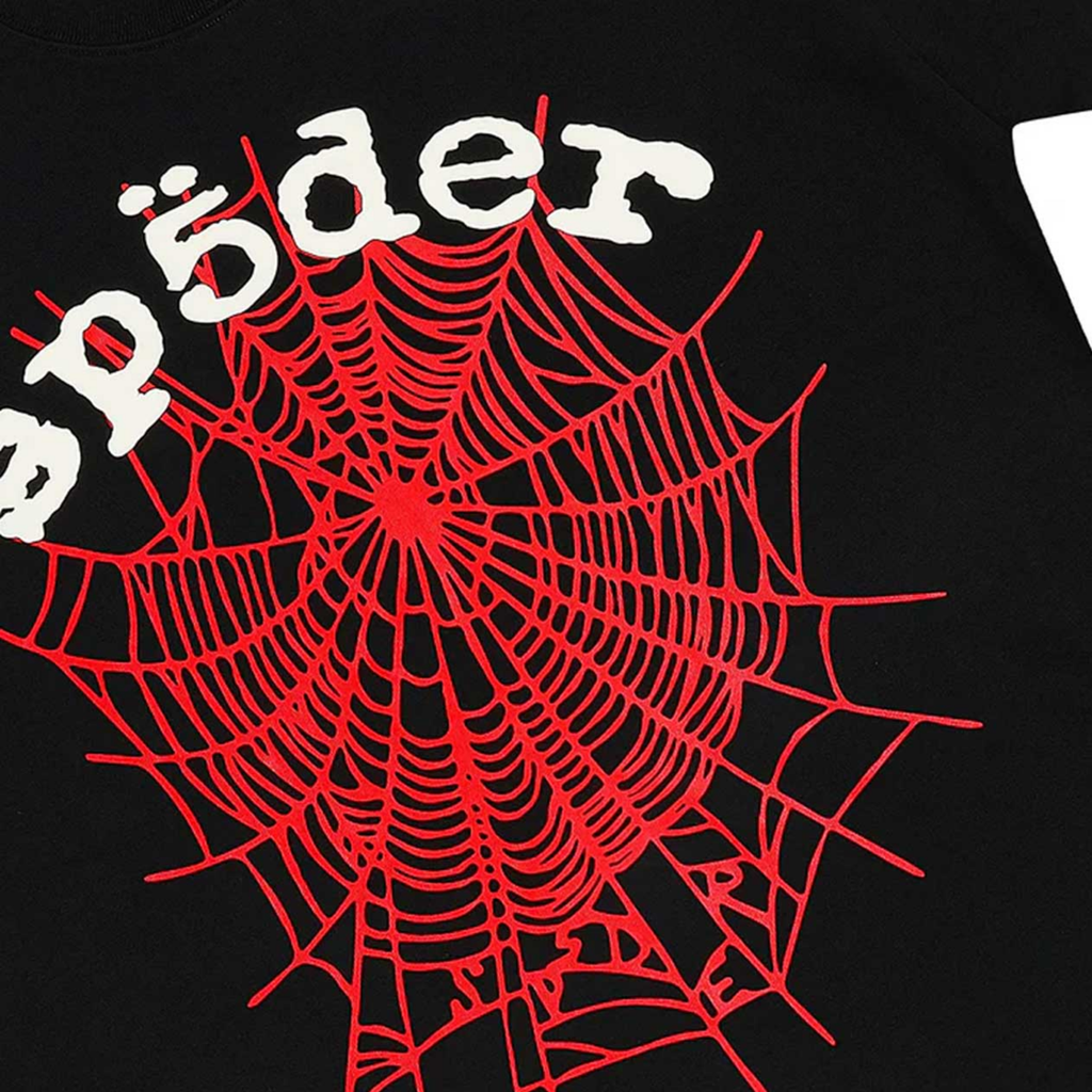 SP5DER OG LOGO V2 HW SPIDER WEB LOGO TEE