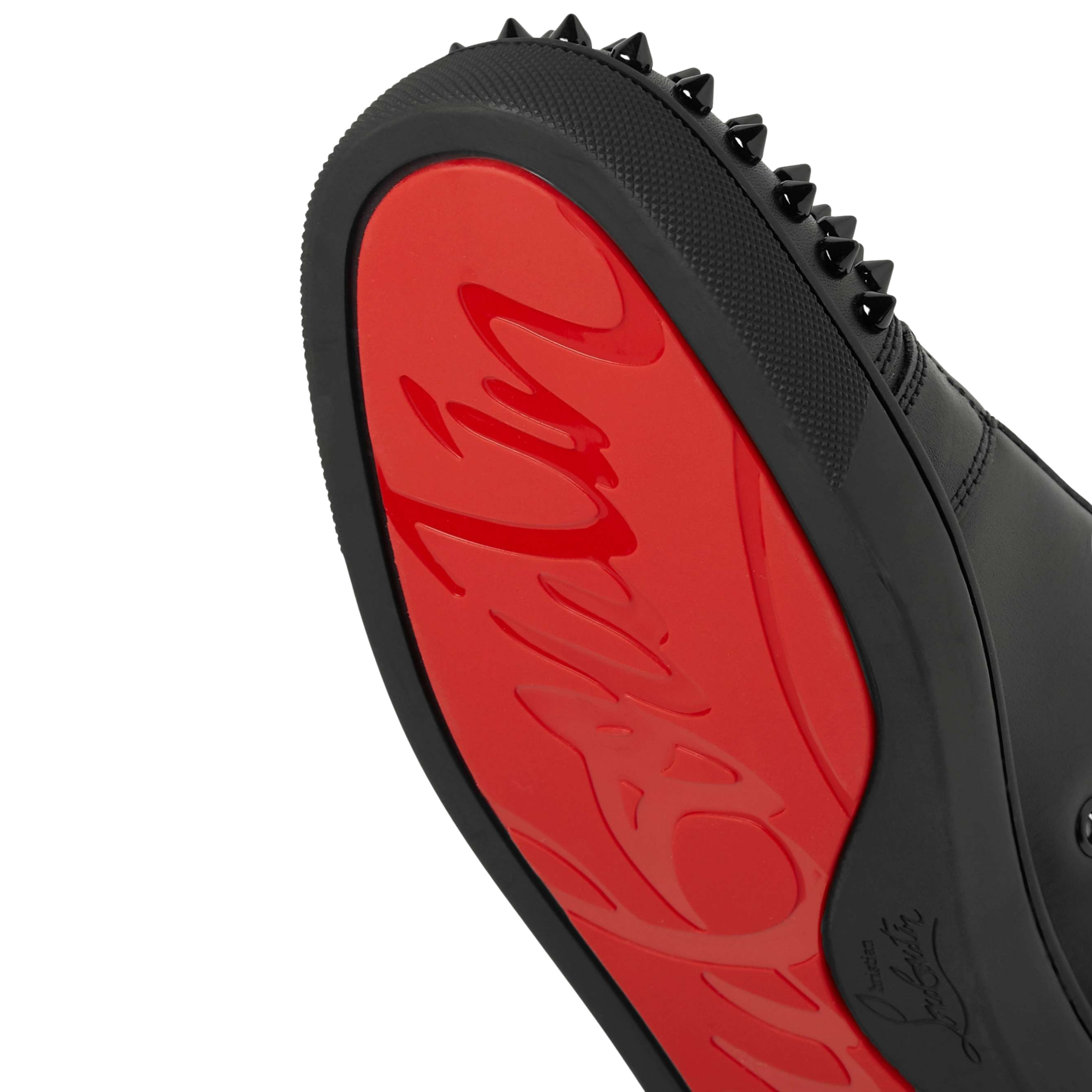 CHRISTIAN LOUBOUTIN SPIKES TRIPLE BLACK
