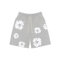 DENIM TEARS THE COTTON WREATH GREY SHORTS