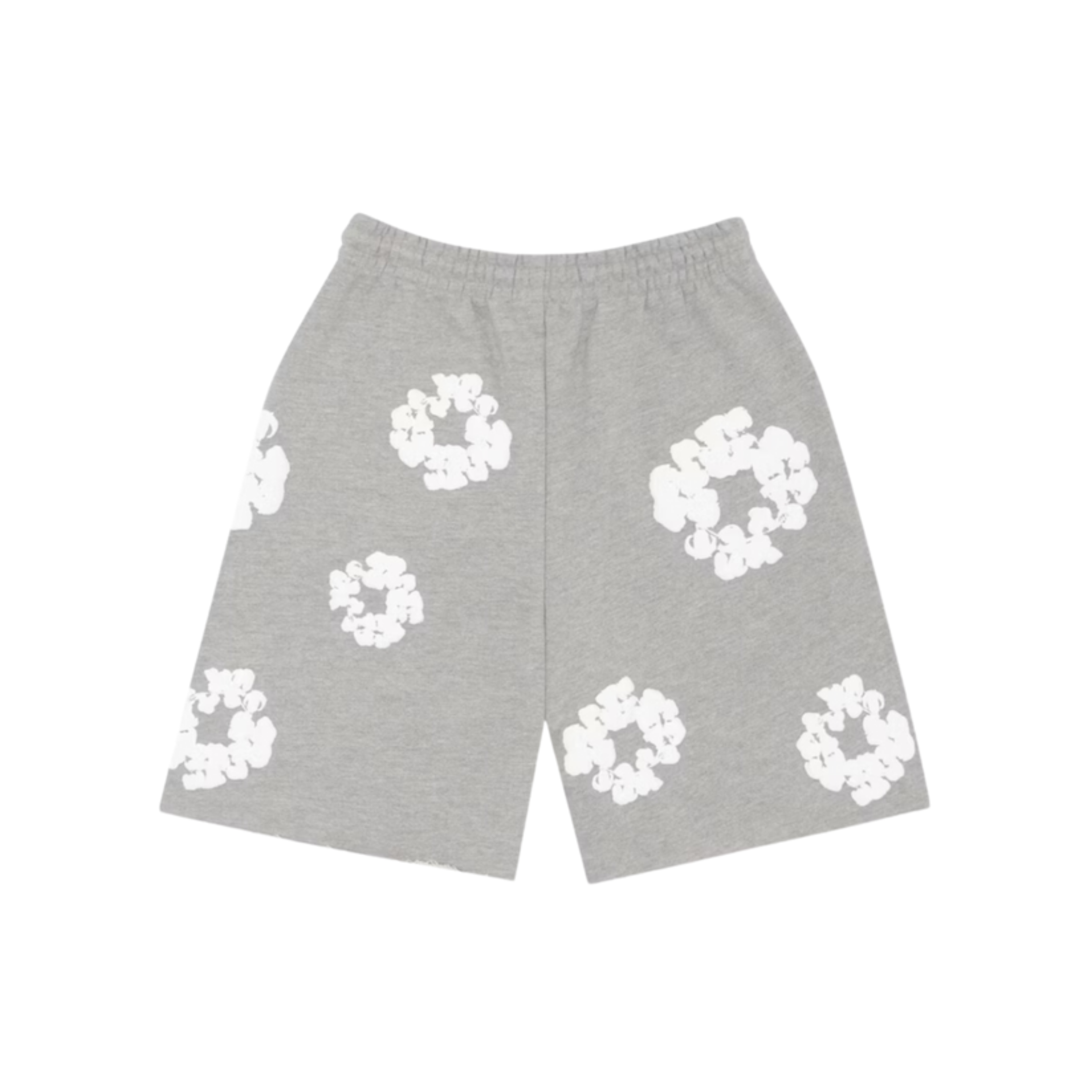 DENIM TEARS THE COTTON WREATH GREY SHORTS